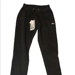 Black heavyweight proclub sweats